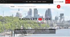 Desktop Screenshot of crowleycox.co.uk