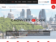 Tablet Screenshot of crowleycox.co.uk